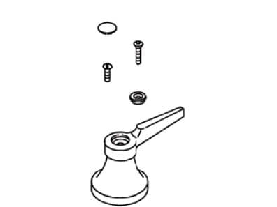 Kohler Genuine Parts Triton Lever Handle KIT - Polished Chrome by Kohler Genuine Parts