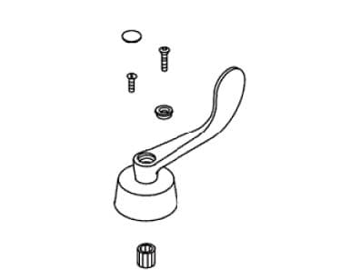 Kohler Genuine Parts Triton WB Handle KIT - Polished Chrome by Kohler Genuine Parts