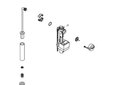 Kohler Genuine Parts FILL Valve Assembly by Kohler Genuine Parts