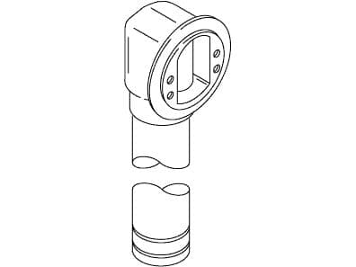 Kohler Genuine Parts Elbow & TUBE SA, Overflow, 1.5 by Kohler Genuine Parts