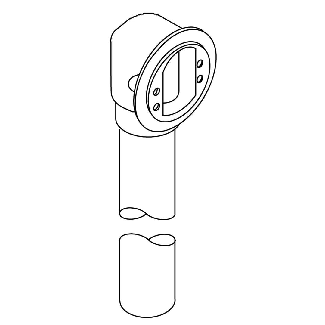 Kohler Genuine Parts Elbow & TUBE SA, Overflow, 1.5 by Kohler Genuine Parts