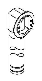 Kohler Genuine Parts Elbow & TUBE SA, Overflow, 1.5 by Kohler Genuine Parts
