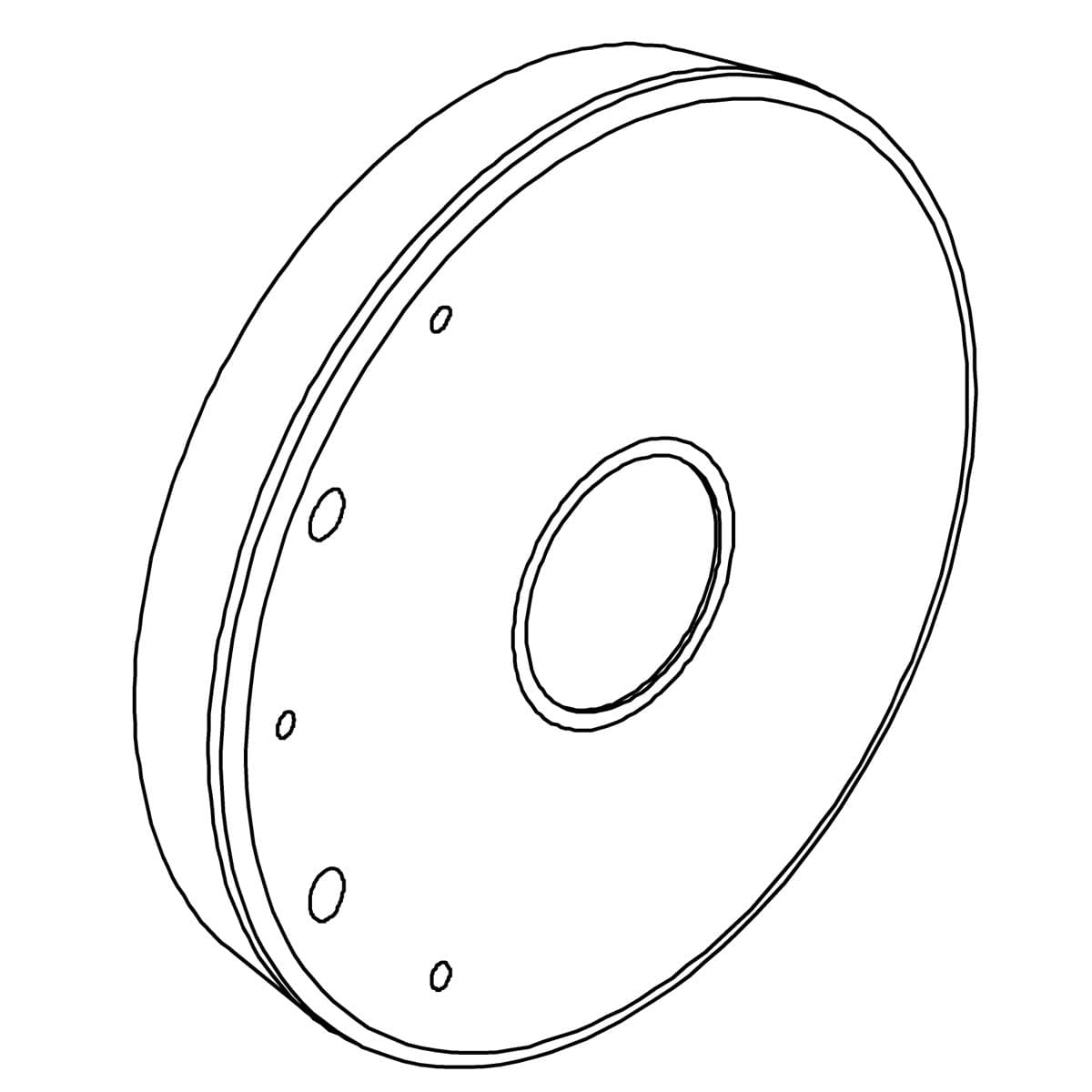 Kohler Genuine Parts Faceplate - Vibrant Brushed Nickel by Kohler Genuine Parts