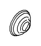 Kohler Genuine Parts Flange, Shower ARM - Brushed Stainless by Kohler Genuine Parts