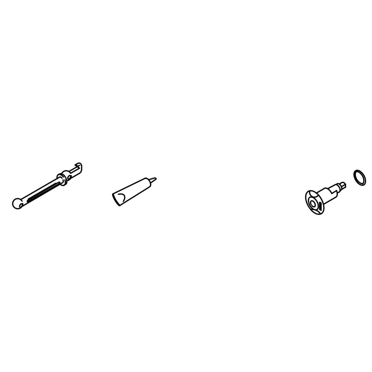 Kohler Genuine Parts TRIM RING KIT, Large Orifice - White by Kohler Genuine Parts
