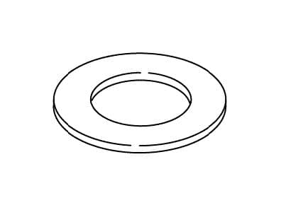 Kohler Genuine Parts Washer,friction - Red Primary Seat by Kohler Genuine Parts