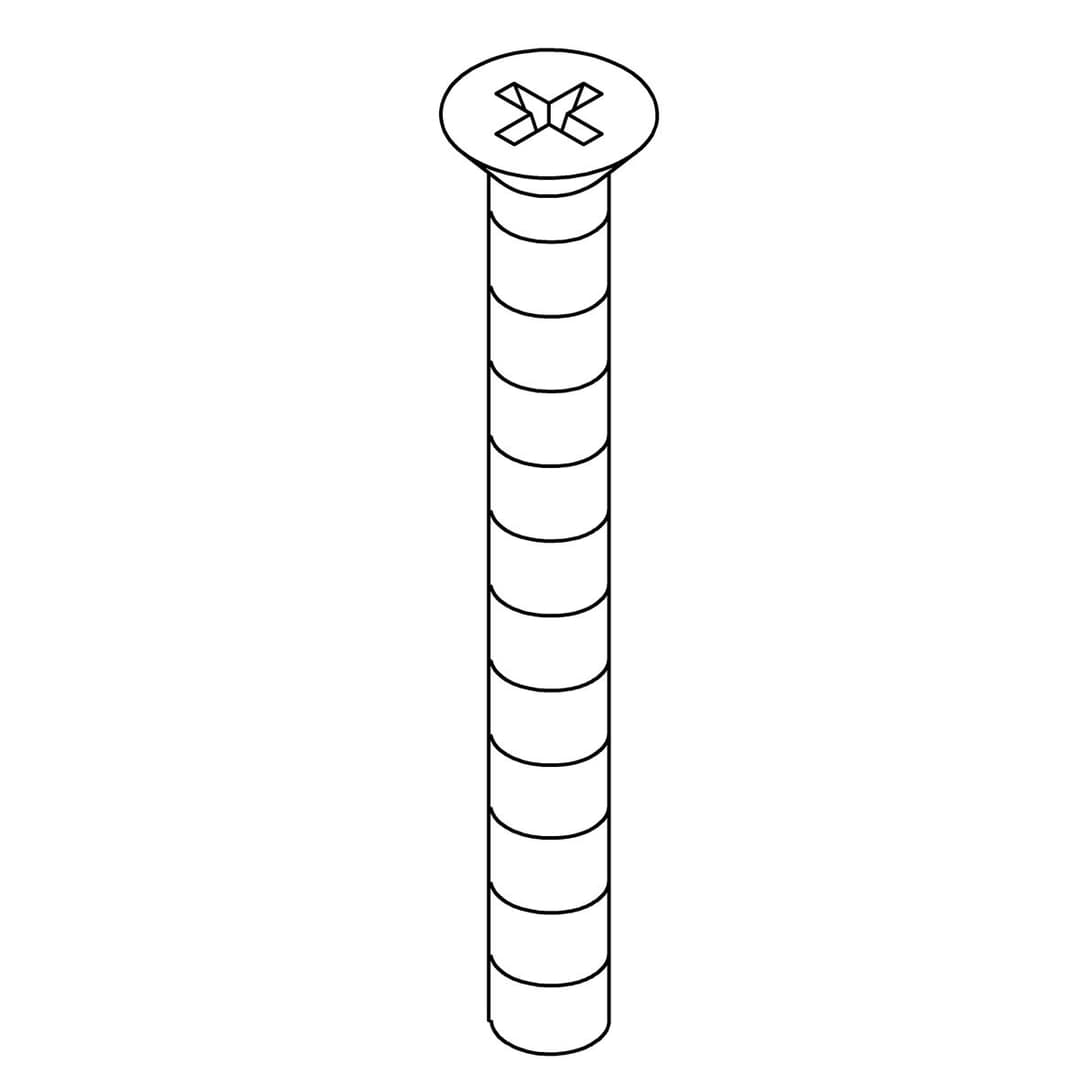 Kohler Genuine Parts Screw, 8-32 X 1.750, Countersunk by Kohler Genuine Parts