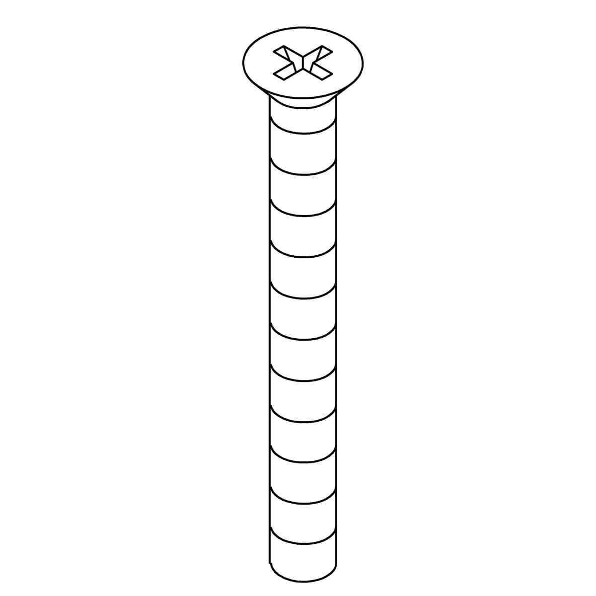 Kohler Genuine Parts Screw, 8-32 X 1.750, Countersunk by Kohler Genuine Parts