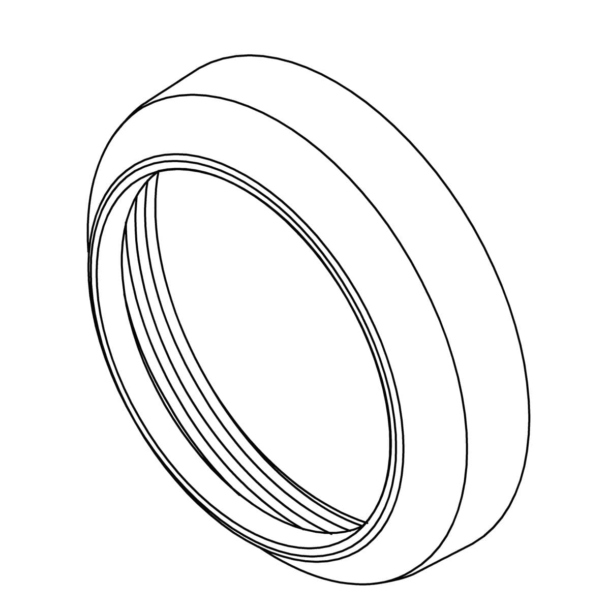 Kohler Genuine Parts TRIM Ring, Interface, CORE - White by Kohler Genuine Parts