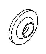 Kohler Genuine Parts Escutcheon,spout - Matte Black by Kohler Genuine Parts