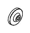 Kohler Genuine Parts Escutcheon - Matte Black by Kohler Genuine Parts