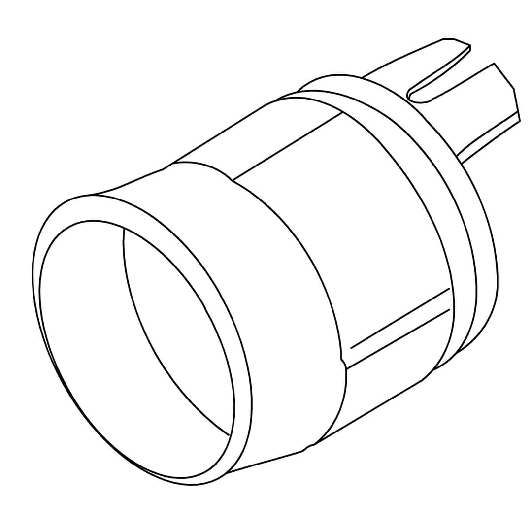 Kohler Genuine Parts Connector, Suction 1.5 DIA. by Kohler Genuine Parts