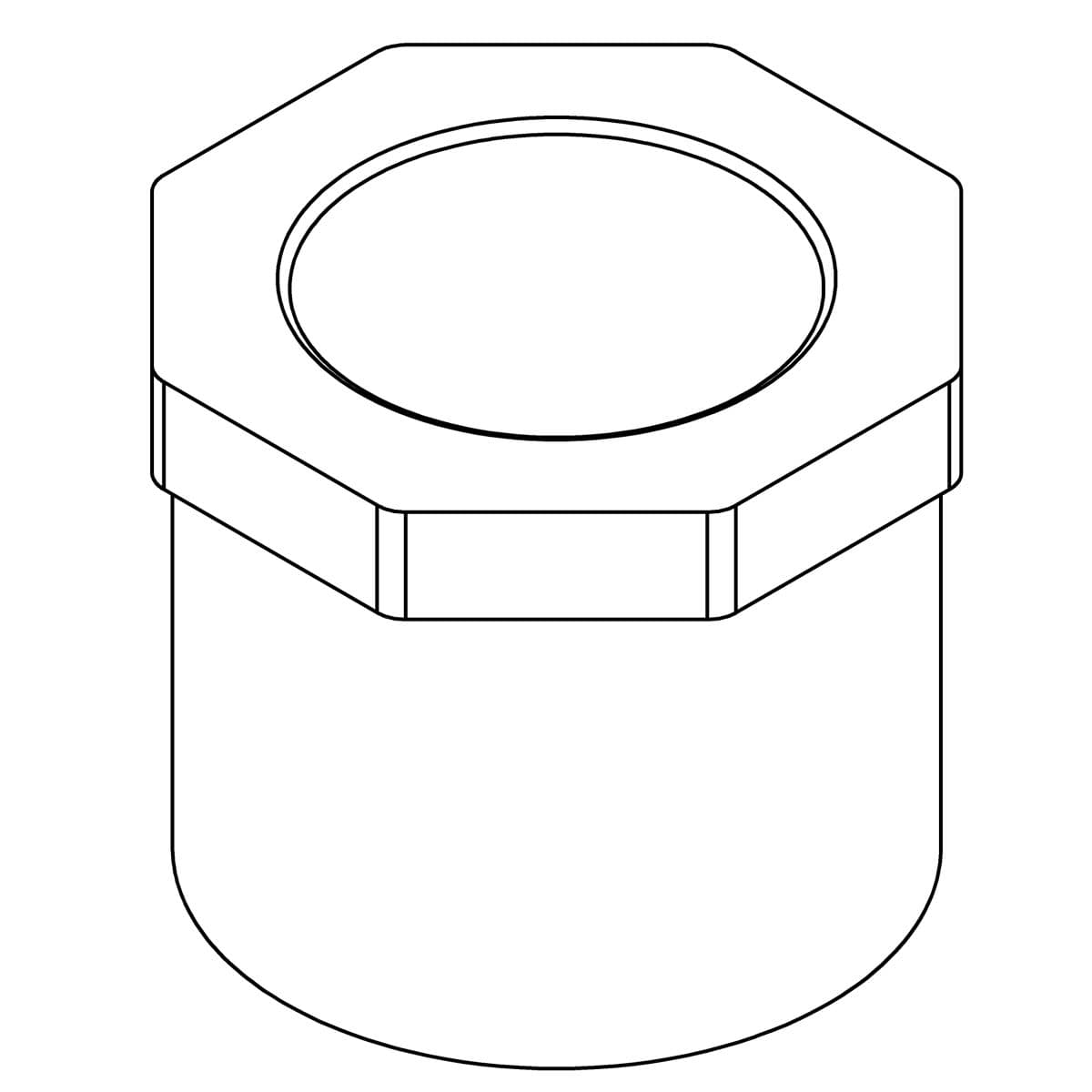 Kohler Genuine Parts Reducer, 1.5 X 1.0 PVC by Kohler Genuine Parts