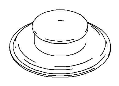 Kohler Genuine Parts Stopper - Matte Black by Kohler Genuine Parts