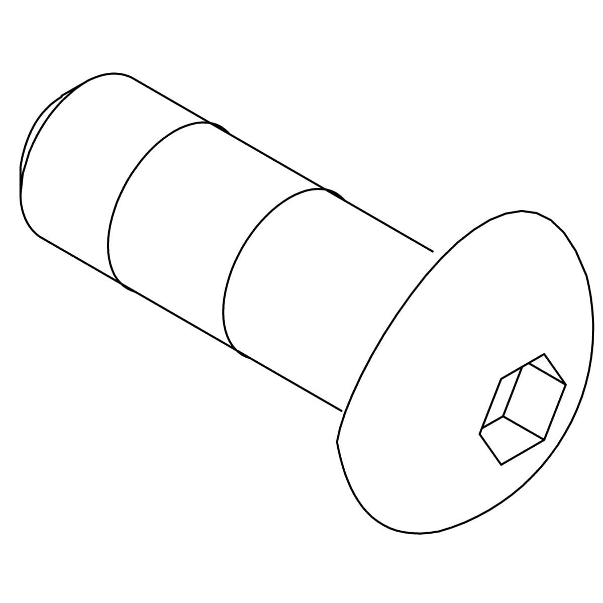 Kohler Genuine Parts Screw, #8-32 X .500 by Kohler Genuine Parts