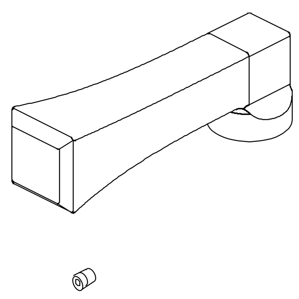 Kohler Genuine Parts Handle KIT - Vibrant Brushed Nickel by Kohler Genuine Parts