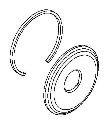 Kohler Genuine Parts Escutcheon ASSY - Polished Nickel by Kohler Genuine Parts