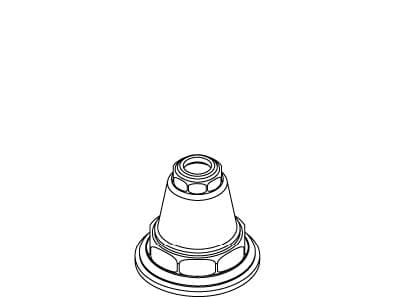 Kohler Genuine Parts Bonnet, DECK Mount BATH - Vibrant Brushed Nickel by Kohler Genuine Parts
