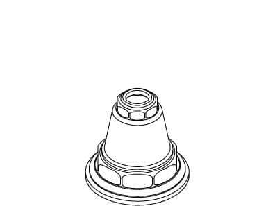 Kohler Genuine Parts Bonnet, LAV - Vibrant Brushed Nickel by Kohler Genuine Parts