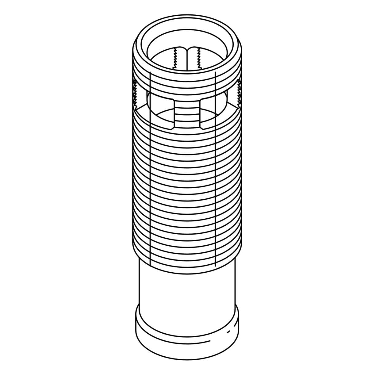 Kohler Genuine Parts Body, GRID Drain - Bright Chrome by Kohler Genuine Parts
