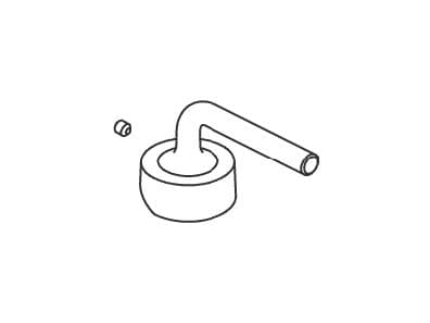 Kohler Genuine Parts Handle KIT - Vibrant Moderne Brushed Gold by Kohler Genuine Parts