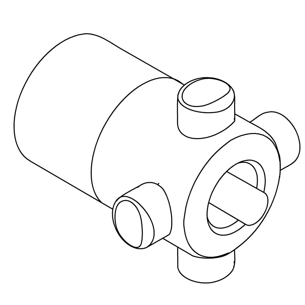Kohler Genuine Parts Adapter, Valve Stem-med - Bright Chrome by Kohler Genuine Parts