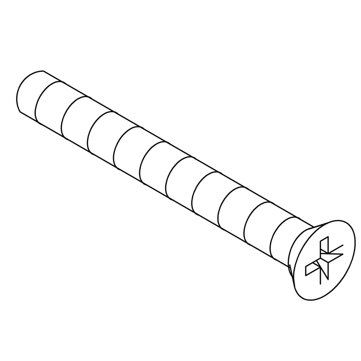 Kohler Genuine Parts Screw, 8-32 X .75, Countersunk by Kohler Genuine Parts