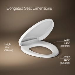 PureWarmth Heated Quiet-CloseE elongated toilet seat - image 3
