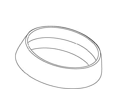 Kohler Genuine Parts Bonnet - Vibrant Stainless Steel by Kohler Genuine Parts