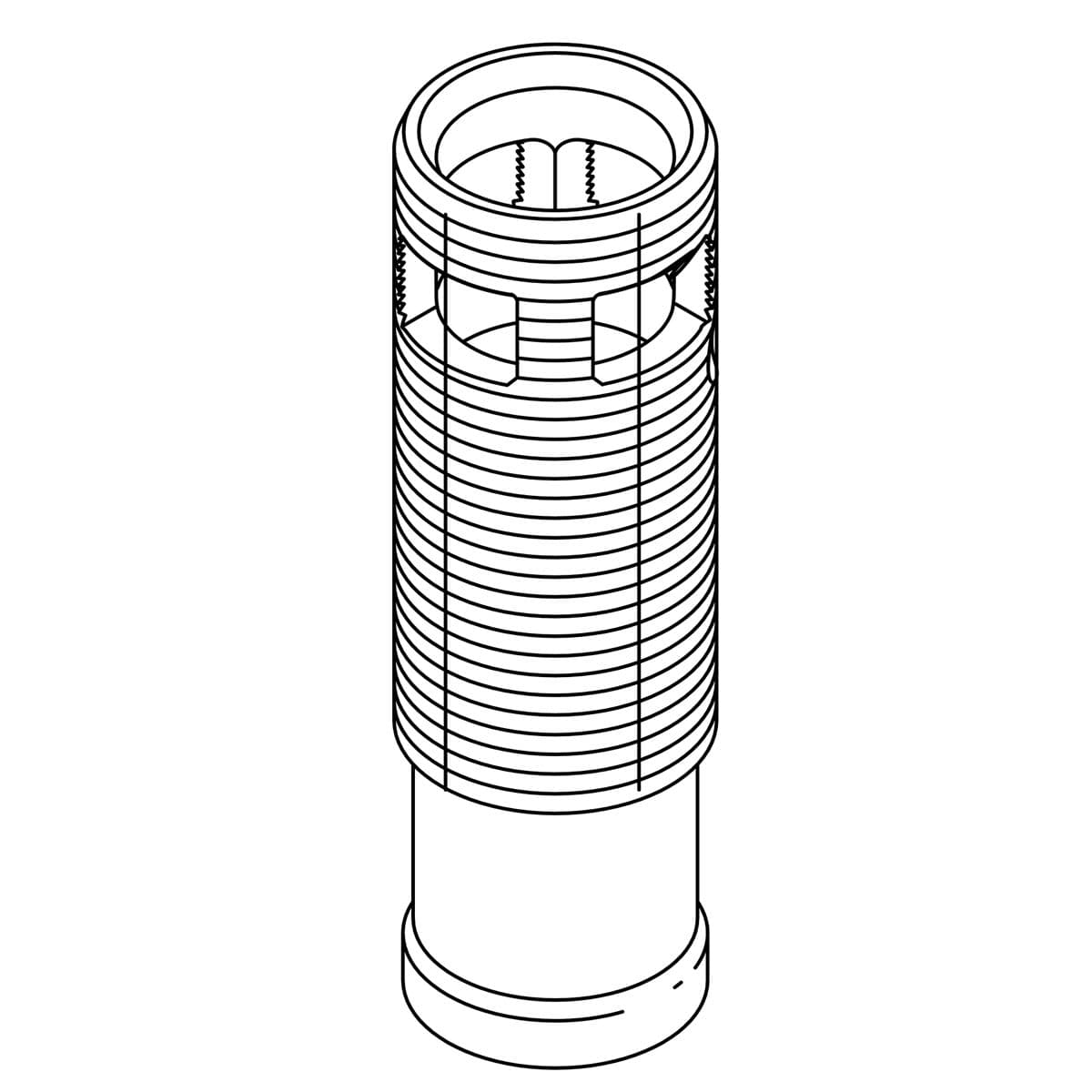 Kohler Genuine Parts Body, TUBE Drain - Bright Chrome by Kohler Genuine Parts
