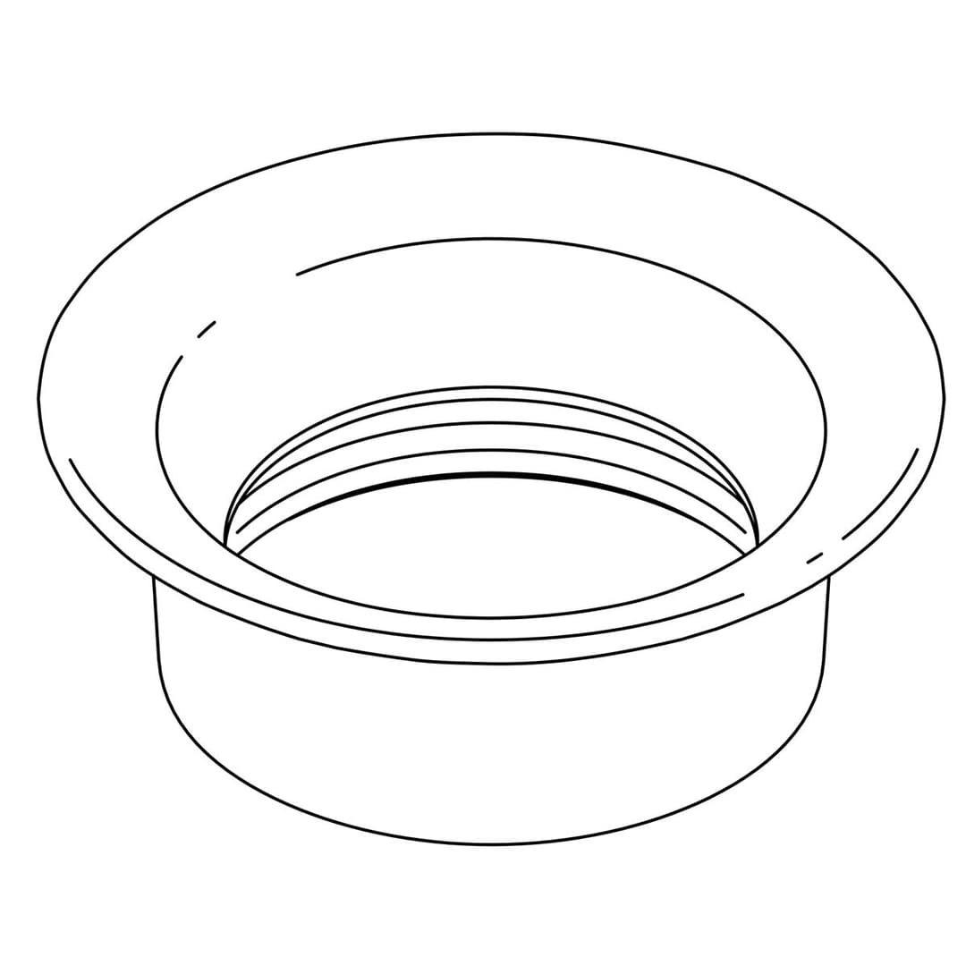 Kohler Genuine Parts Drain-trim RING - Blackened Bronze by Kohler Genuine Parts