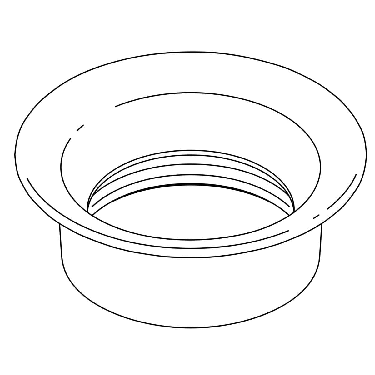 Kohler Genuine Parts Drain-trim RING - Vibrant Brushed Moderne Brass by Kohler Genuine Parts