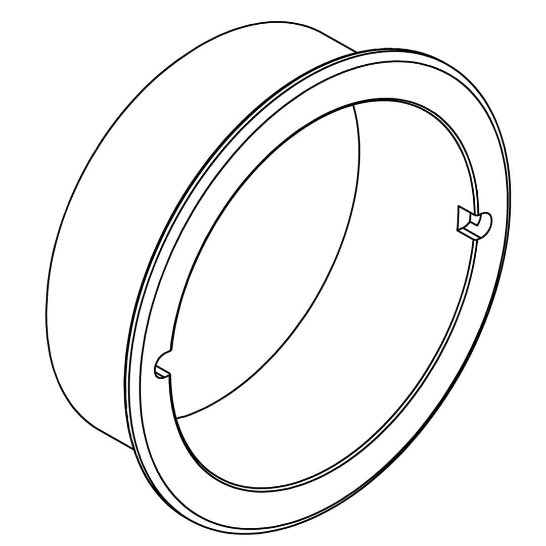 Kohler Genuine Parts Collar, RITE TEMP - Vibrant Brushed Nickel by Kohler Genuine Parts