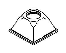 Kohler Genuine Parts Escutcheon - Vibrant Brushed Nickel by Kohler Genuine Parts