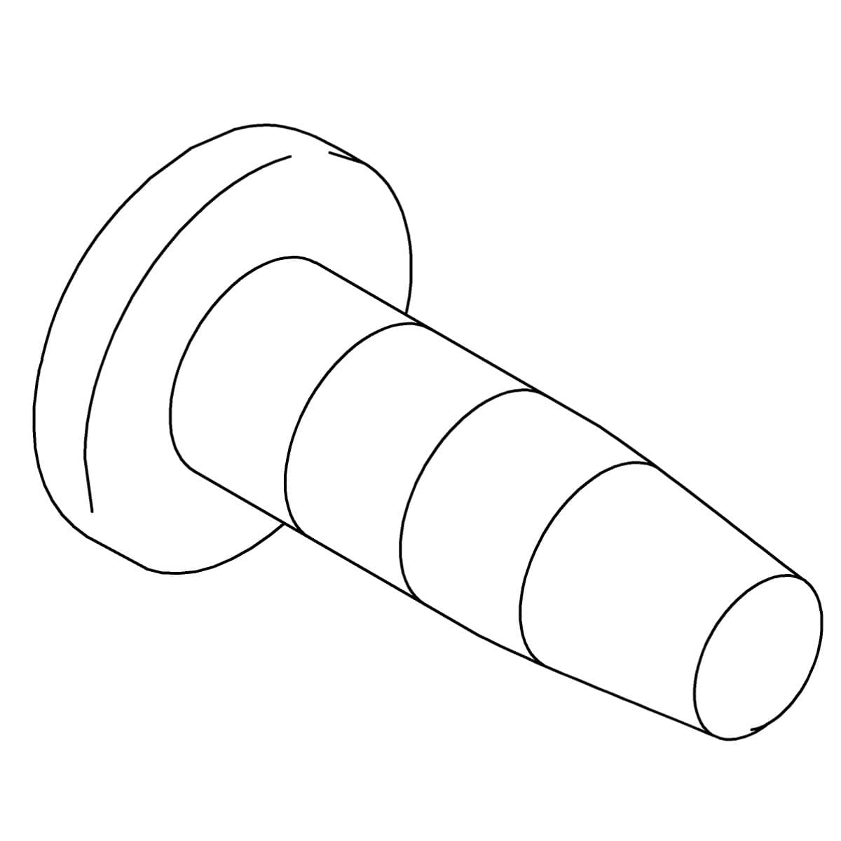 Kohler Genuine Parts Screw, 8-18 X .375 CR PAN HD SDR TAP by Kohler Genuine Parts