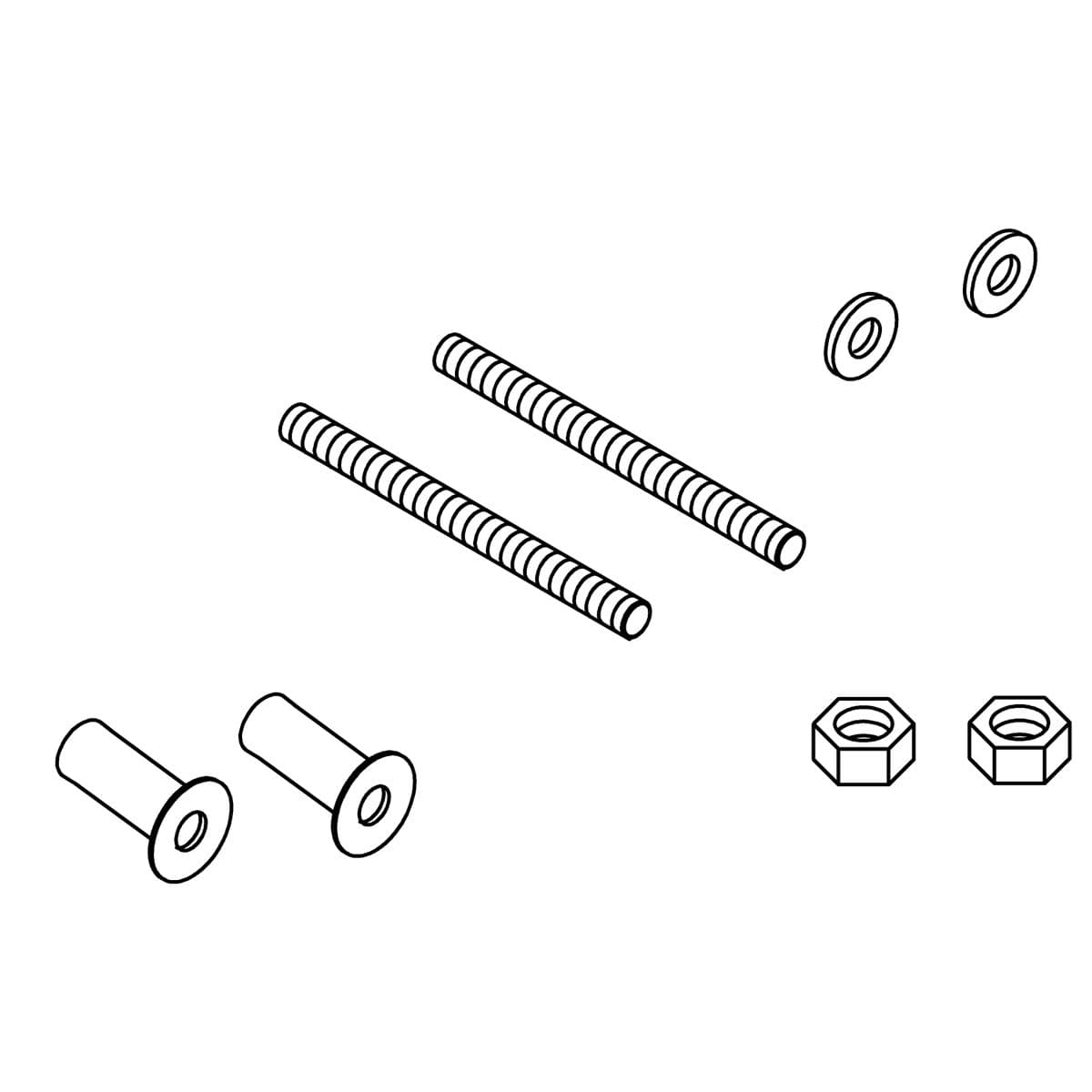 Kohler Genuine Parts Threaded ROD Assembly by Kohler Genuine Parts