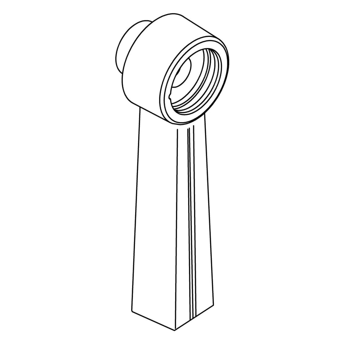Kohler Genuine Parts Handle, BATH - Vibrant Brushed Nickel by Kohler Genuine Parts