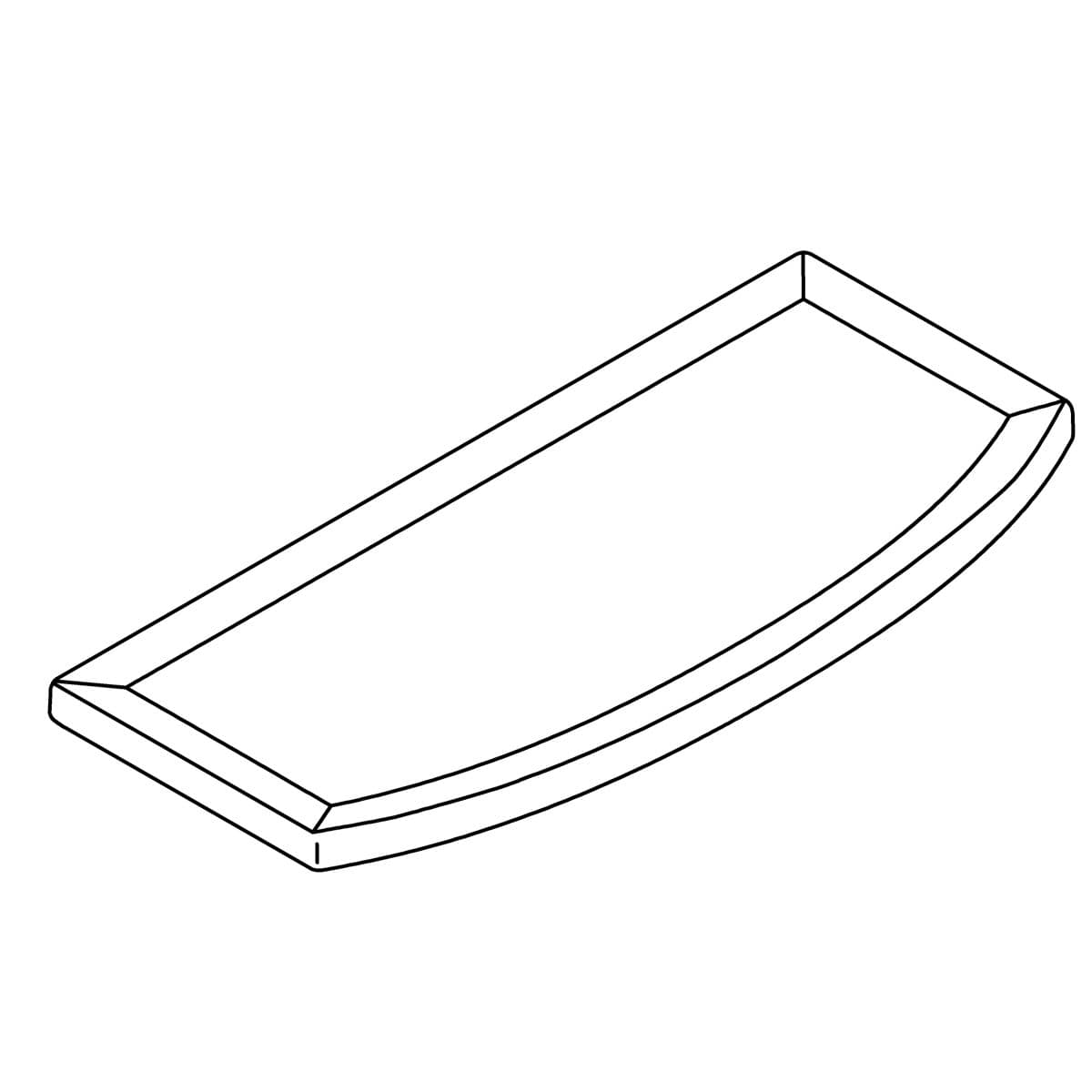 Kohler Genuine Parts Cover, Tank, Close Coupled - White by Kohler Genuine Parts