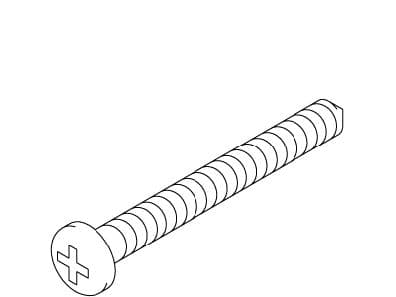Kohler Genuine Parts Screw, 8-18 X 1.50 CR PAN HD TAP S by Kohler Genuine Parts