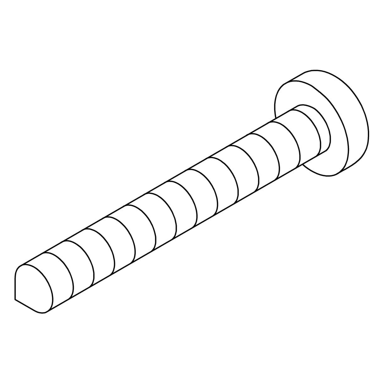 Kohler Genuine Parts Screw #10-16 Crphtap 1.5 SILV by Kohler Genuine Parts