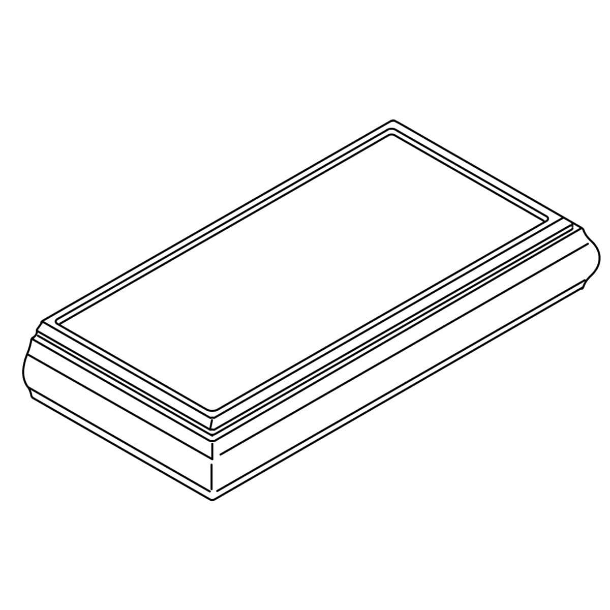 Kohler Genuine Parts Cover, TANK - Black Black by Kohler Genuine Parts