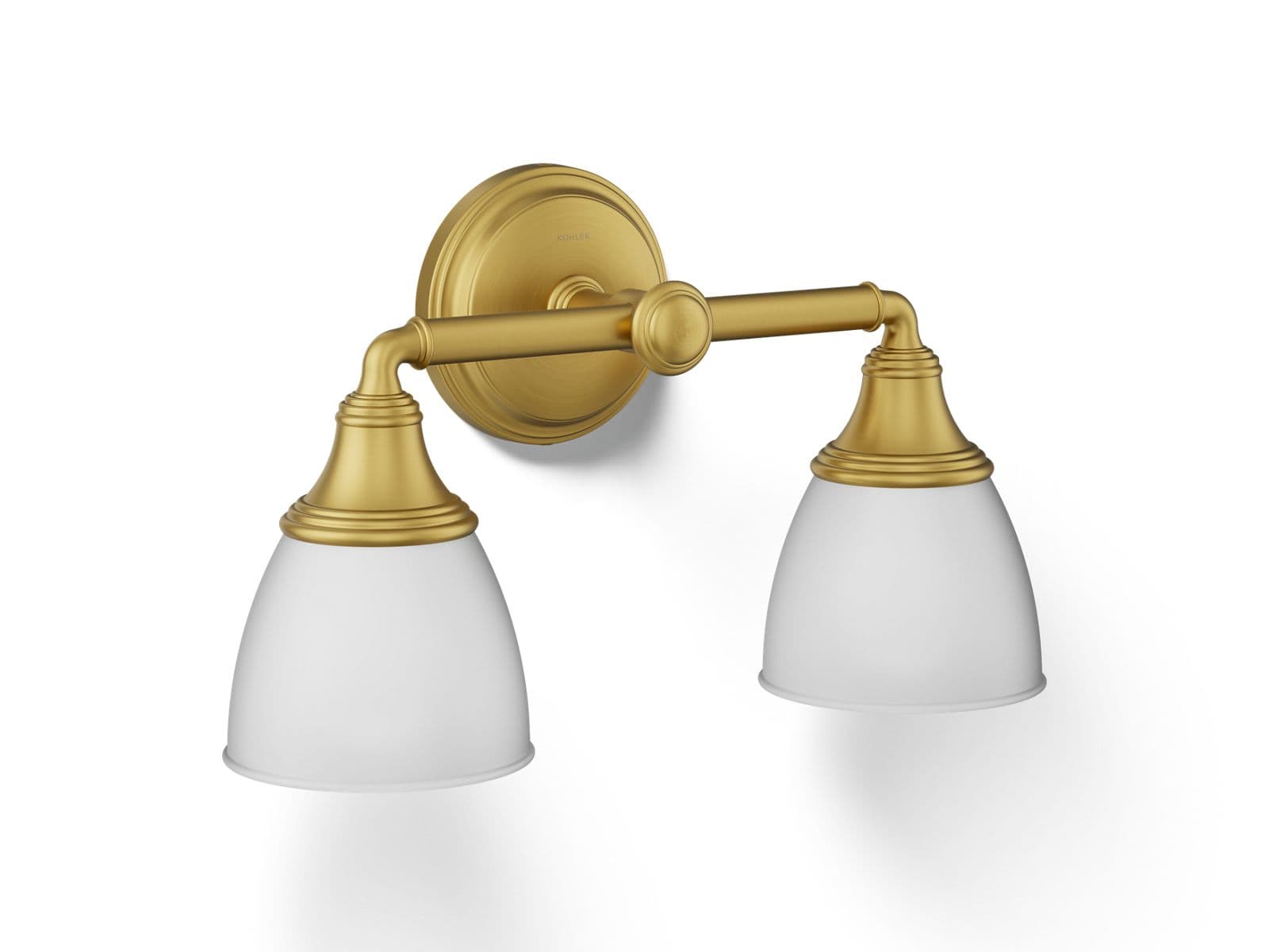 Kohler Devonshire Two-light sconce - Brushed Moderne Brass by Kohler