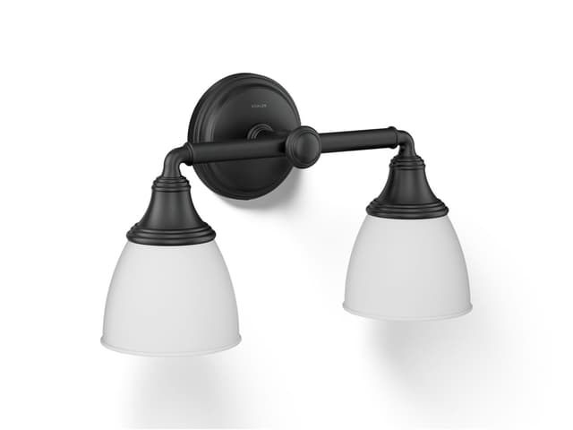 Kohler Devonshire Two-light sconce - Matte Black