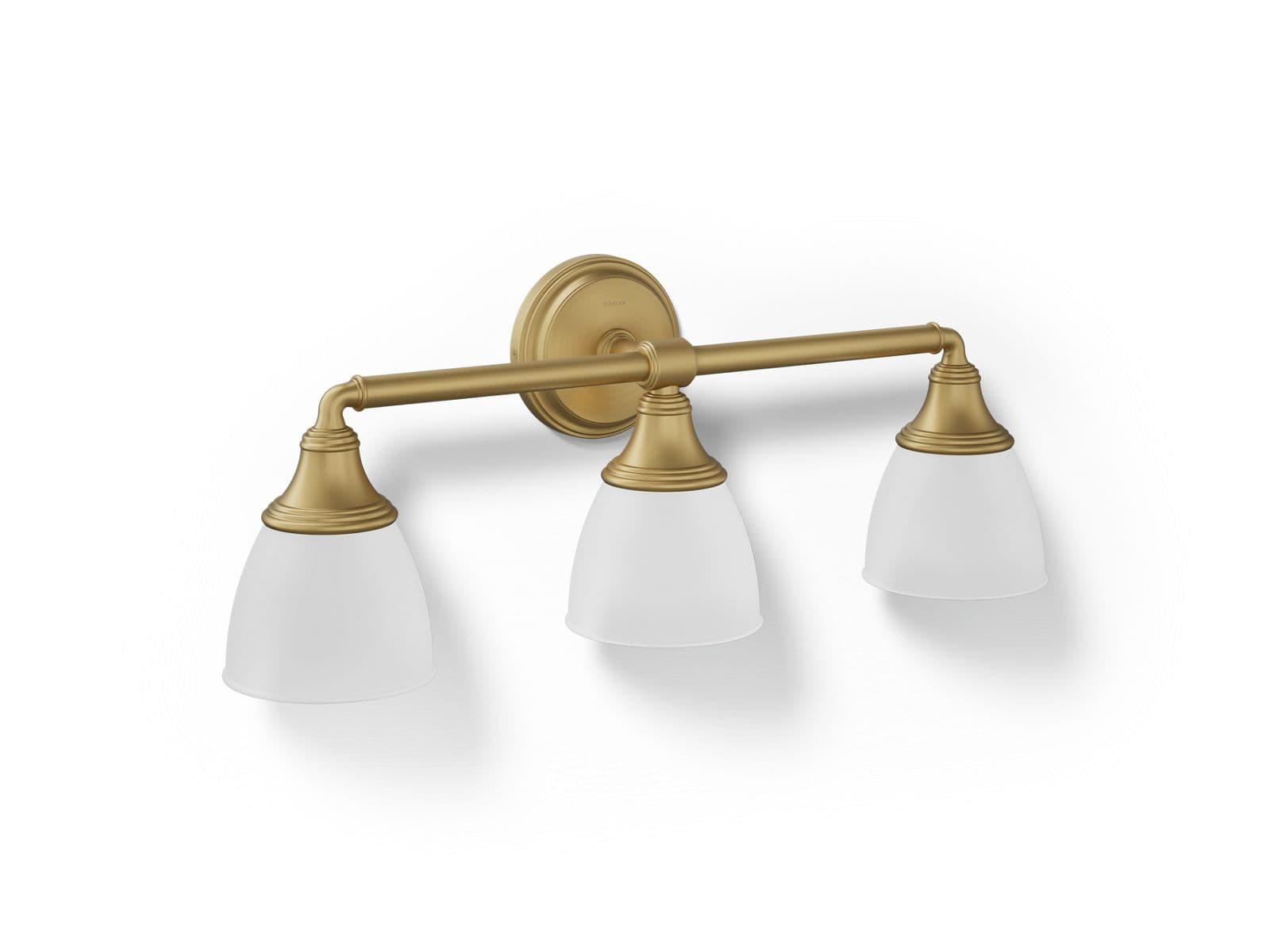 Kohler Devonshire Three-light sconce - Brushed Moderne Brass by Kohler