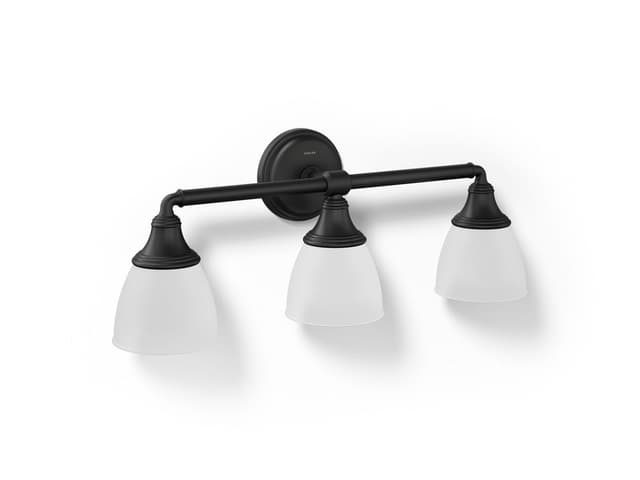 Kohler Devonshire Three-light sconce - Matte Black