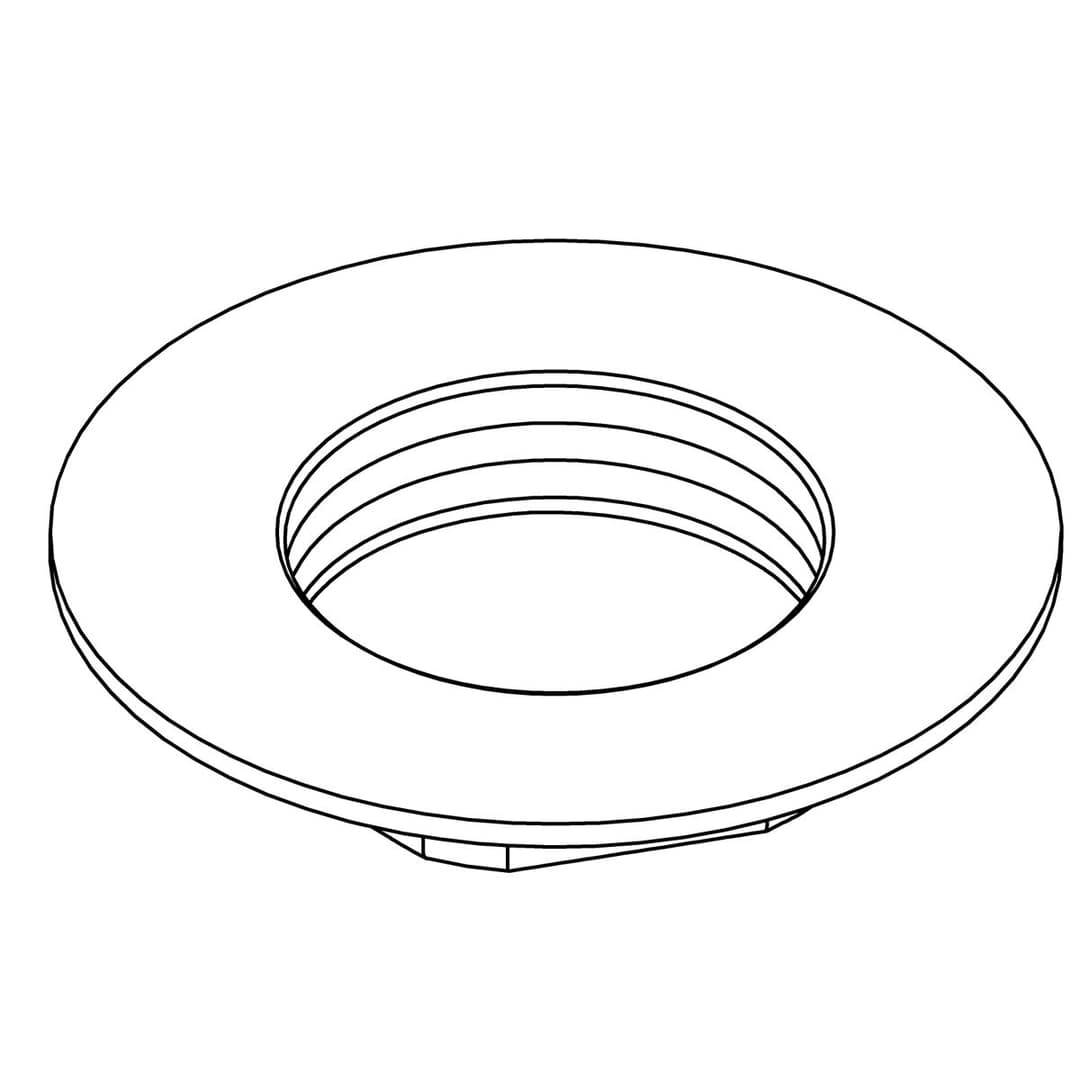 Kohler Genuine Parts B5-1271 - Locknut Assy.shank - TWO Piece by Kohler Genuine Parts