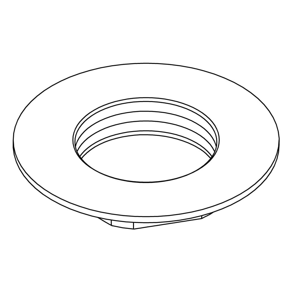 Kohler Genuine Parts B5-1271 - Locknut Assy.shank - TWO Piece by Kohler Genuine Parts