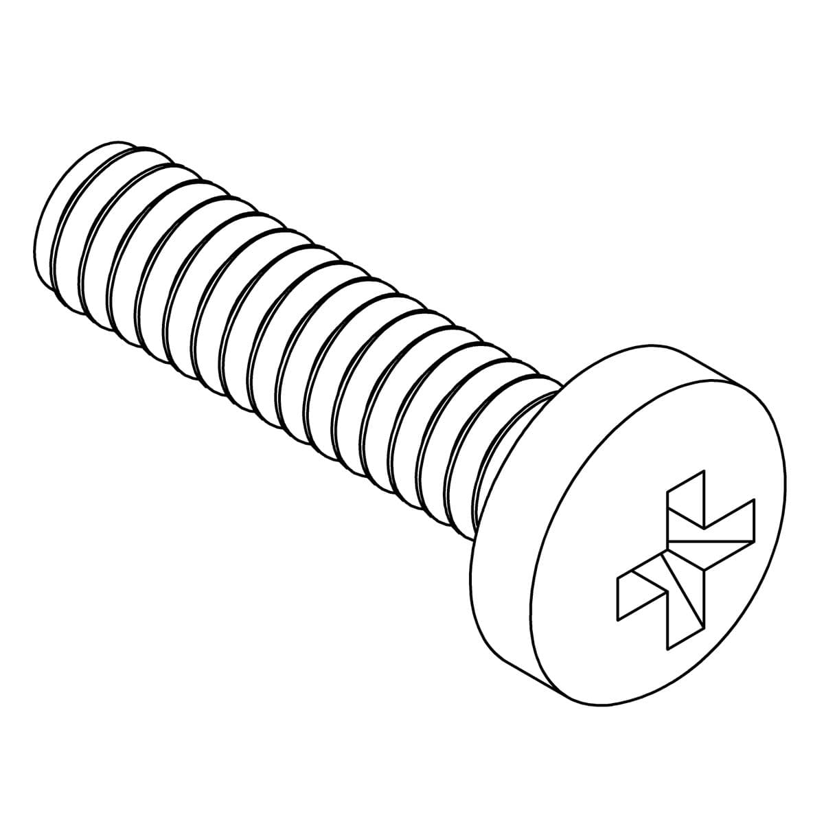 Kohler Genuine Parts Screw, 10-24 X .750, PAN HD, Self-lock by Kohler Genuine Parts