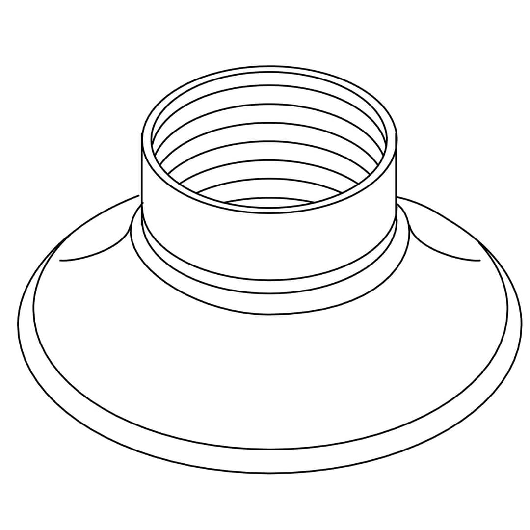 Kohler Genuine Parts Escutcheon, Diverter Button - Polished Chrome by Kohler Genuine Parts