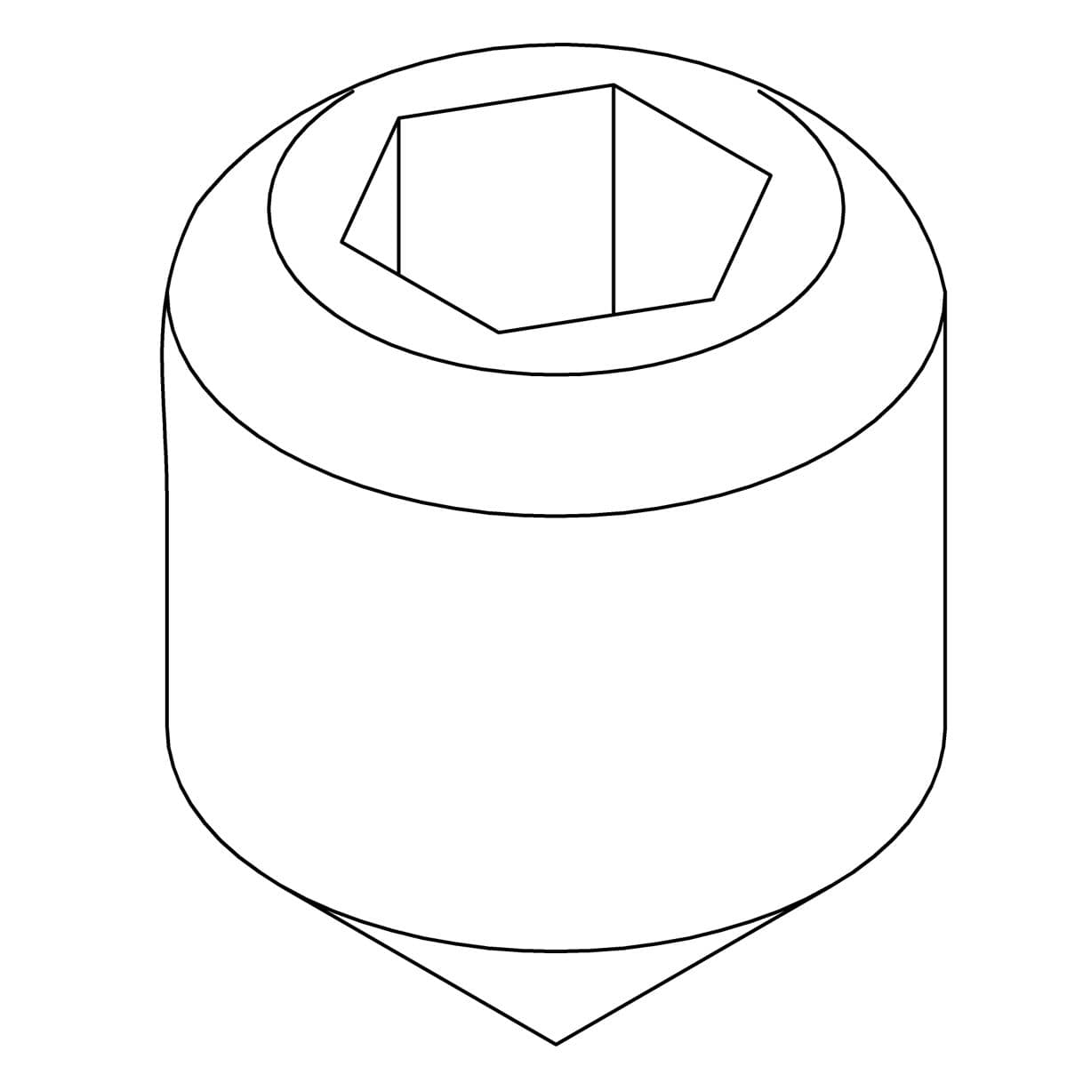 Kohler Genuine Parts SET Screw, 10-24 X .312 HEX by Kohler Genuine Parts